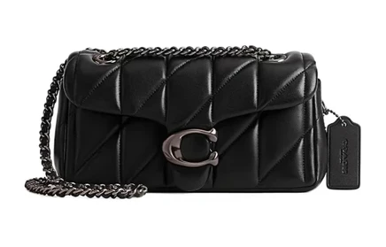 Женская сумка Coach Tabby из овчины, черная