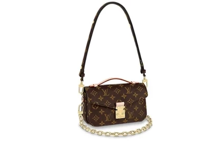 Женская сумка Louis Vuitton Pochette Métis, коричневая