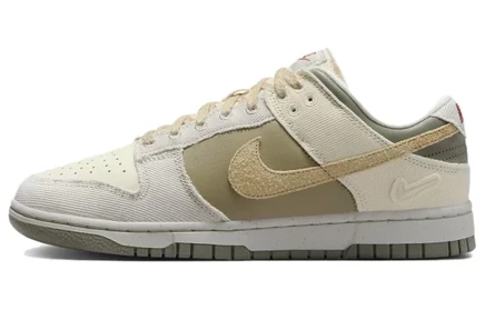Женские кроссовки Nike Dunk Low, бежево-желтые
