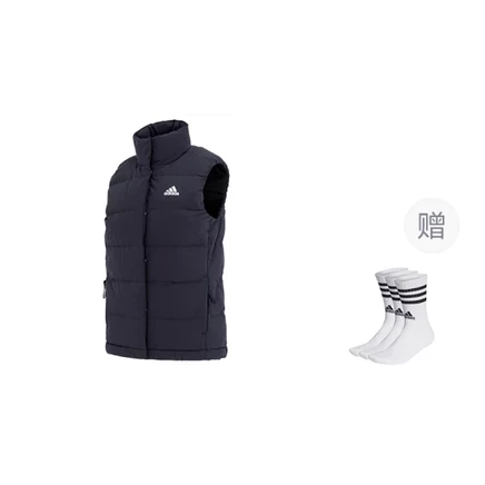 Женский пуховый жилет Adidas Helionic, черный