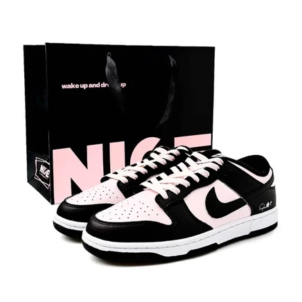 Унисекс скейтбордические кроссовки Nike DD1391-100, черно-розовые