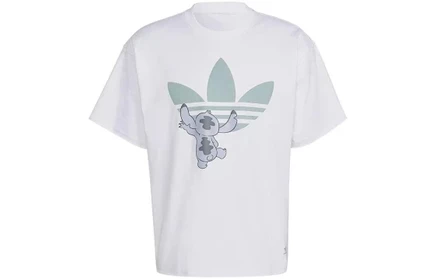 Унисекс футболка adidas Originals x Disney Stitch, белая