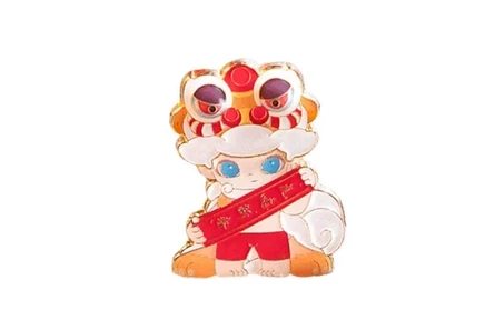 Значки POP MART Qi Tiger Leap, набор 15 шт.