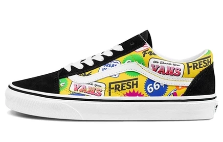 Кеды Vans Old Skool Colored Letters, разноцветные