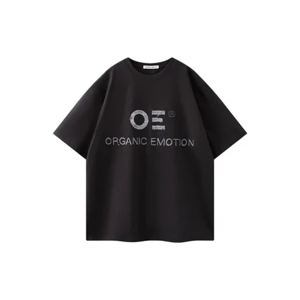 Футболка унисекс повседневная Organic Emotion Washed Black черный