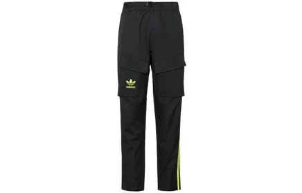 Мужские трикотажные брюки adidas Originals Clover, черные