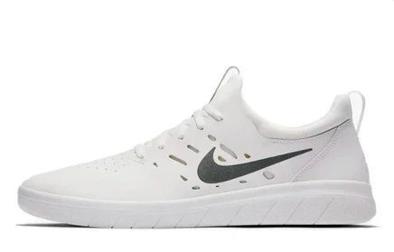 Мужские кроссовки Nike SB Nyjah, бело-серые