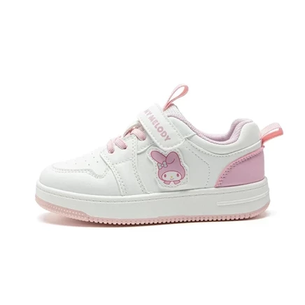 Детские кроссовки Sanrio, белые и розовые