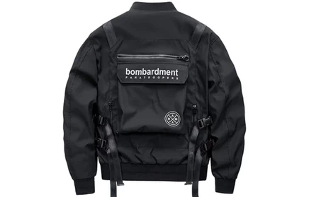 Унисекс куртка VIP Multi Pocket Techwear, черная