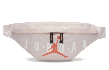 Унисекс поясная сумка Jordan из денима, розовая