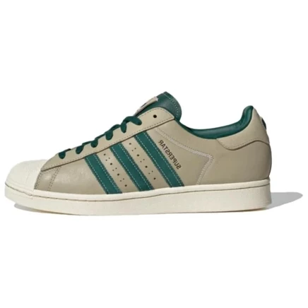 Кроссовки adidas Superstar Tan Green, хаки/белые/зелёные