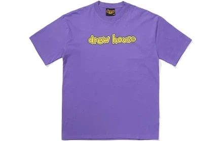 Унисекс футболка Drew House SS22, фиолетовая