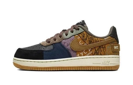 Детские кеды Nike Air Force 1 Low Travis Scott
