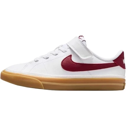 Детские кеды Nike Court Legacy, бело-желто-красные