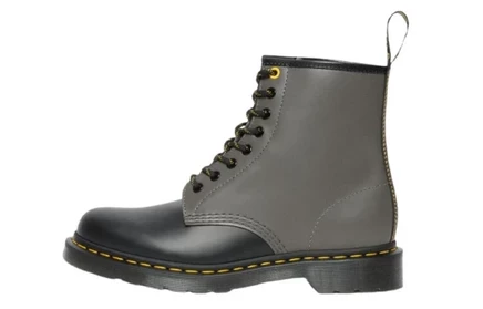 Женские ботинки Dr. Martens 1460, серо-черные