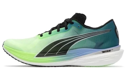 Мужские кроссовки Puma Deviate Nitro Elite 2, лаймово-синие