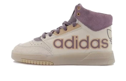 Женские кроссовки Adidas Drop Step XL, кремово-фиолетовые