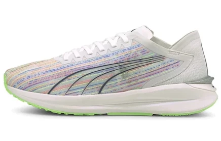 Мужские кроссовки Puma Electrify Nitro, бело-зеленые