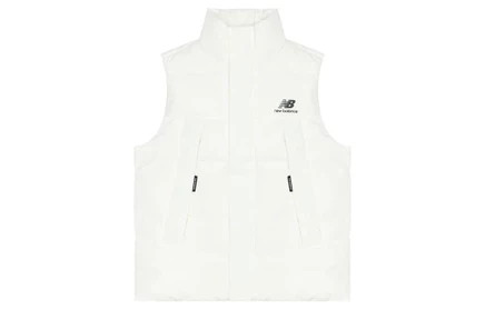 Мужской пуховый жилет New Balance Pocket Puffer, белый