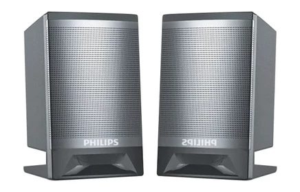 Колонки Philips USB с 3D-объемным звуком, серые