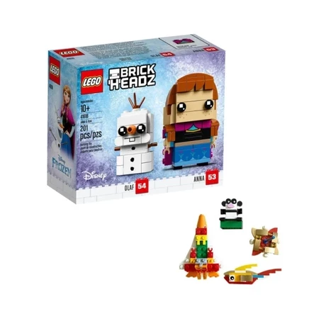 Конструктор LEGO BrickHeadz Анна и Олаф, 300 деталей, 41618