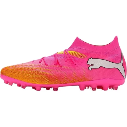 Мужские футбольные кроссовки Puma, розово-желто-белые