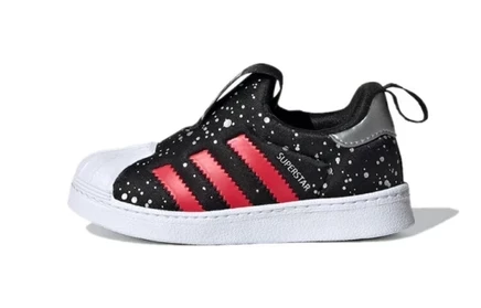 Детские кеды Adidas Superstar 360 I, черно-красные