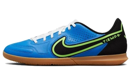 Кроссовки Nike Tiempo Legend 9 Club IC, голубые/лайм
