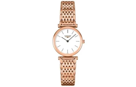 Женские часы Longines L4.209.1.92.8, белые