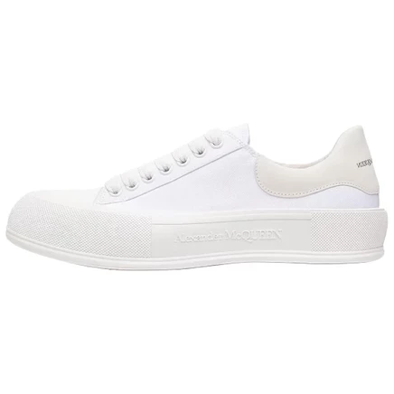 Женские кеды Alexander McQueen Deck Skate, белые