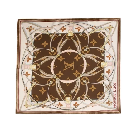 Женский шелковый шарф Louis Vuitton Ultimate Monogram