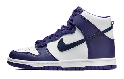 Кеды для девочек Nike Dunk High GS, фиолетово-синие