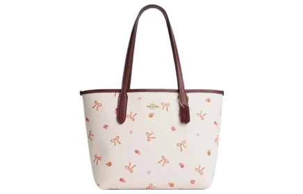 Женская сумка Coach City, канвас, разноцветная