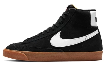 Женские кроссовки Nike Blazer Mid 77, черно-белые