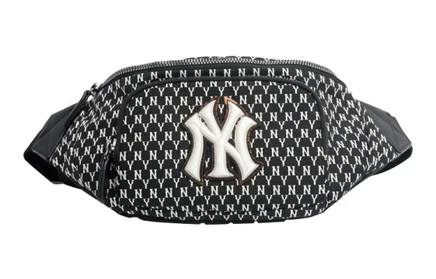Унисекс-сумка MLB Monogram из полиамида, черная
