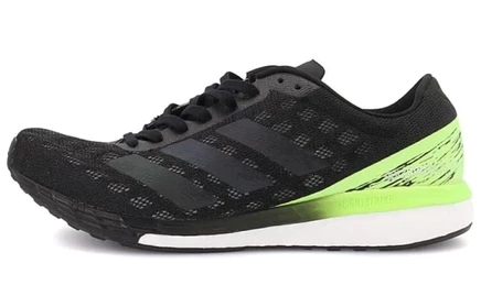 Мужские кроссовки Adidas Adizero Boston 9, черно-зеленые