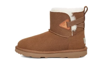 Сапоги UGG Bailey Fle Crew для девочек, каштановые