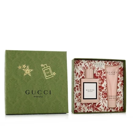 Женский набор Gucci Bloom: парфюмерная вода и лосьон