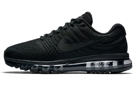 Мужские кроссовки Nike Air Max 2017, Triple Black, черные