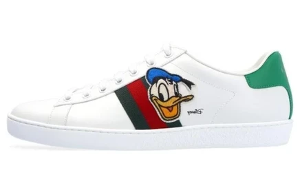 Мужские кроссовки Gucci Ace с нашивкой Дональд Дак