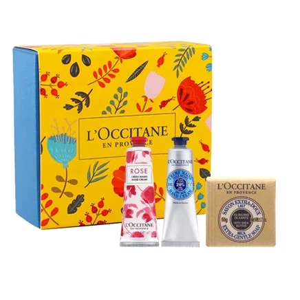 Набор ухода за телом L'OCCITANE Shea Rose, 3 предмета
