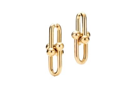 Женские серьги Tiffany & Co HardWear, золотистые