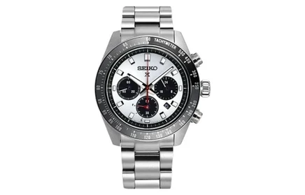 Мужские часы Seiko Prospex Panda Solar, белый циферблат