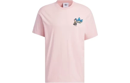 Унисекс футболка adidas Monkey Kingdom, розово-фиолетовая