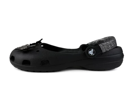 Женские сабо Crocs Classic Ballet, черные
