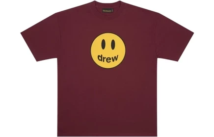 Футболка Drew House Mascot, бордовая