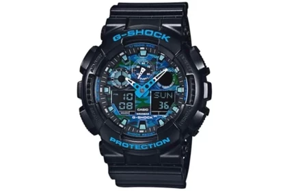 Женские часы Casio G-Shock GA-100CB-1, черный корпус