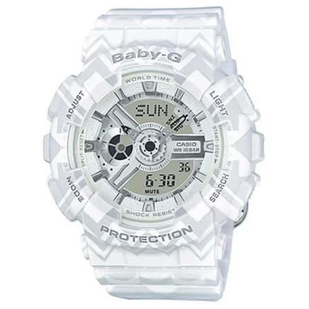Женские часы Casio BABY-G, белый корпус