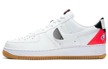 Мужские кроссовки Nike Air Force 1 Low NBA, бело-красные