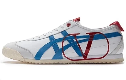 Кроссовки Onitsuka Tiger Mexico 66 Valentino, бело-синие